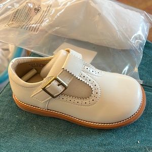 7T New Felix and flora toddler girl white shoe